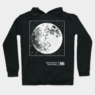 Silver Moon - Minimalist Graphic Artwork Design Hoodie